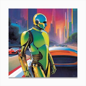 Robot Man 17 Canvas Print