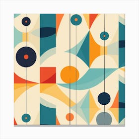 Abstract Geometric Pattern 48 Canvas Print