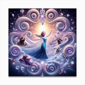 Frozen Princess Canvas Print