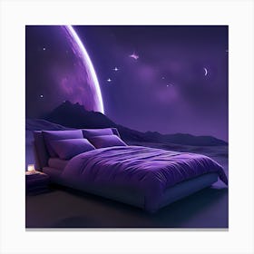 Dreaming in Purple Canvas Print