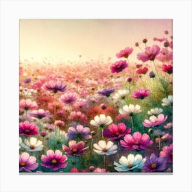 Sunset Bloom Art Print Canvas Print