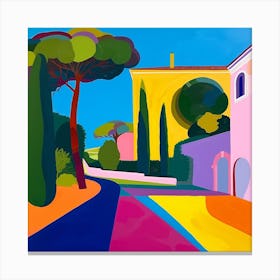 Abstract Park Collection Villa Doria Pamphili Rome 1 Canvas Print