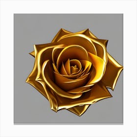 Golden Rose Canvas Print