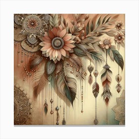 Bohemian Dreamcatcher Canvas Print