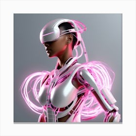 Vr Girl 2 Canvas Print