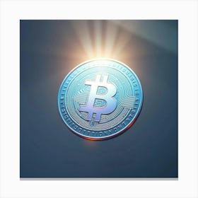 Bitcoin Symbol Canvas Print