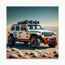 Jeep Wrangler 3 Canvas Print