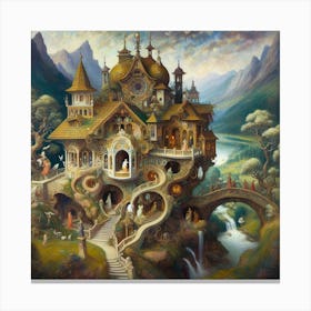 Fairytale Castle 5 Canvas Print