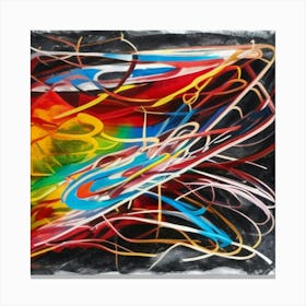 Abstract painting art 26 Canvas Print