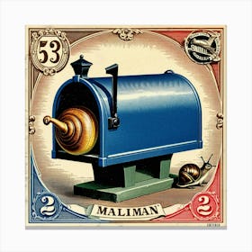 Mailman Canvas Print