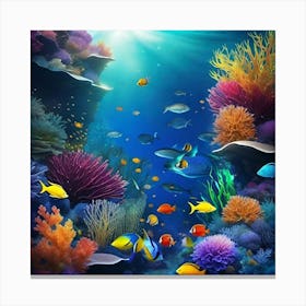Coral Reef 9 Canvas Print
