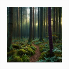 Forest Path Canvas Print