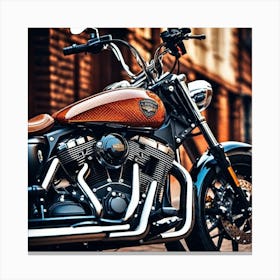 Harley Davidson 1 Canvas Print