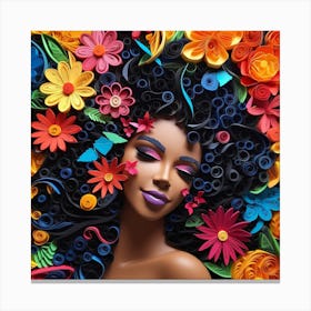 Afrofuturism 123 Canvas Print