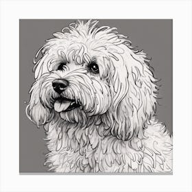 Poodle Canvas Print