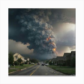 Ashfall Canvas Print