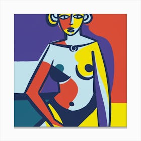 Nude Woman Canvas Print