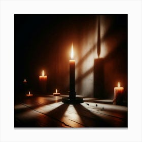 Candle Stock Canvas Print