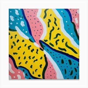 Abstract Butterfly Painting Canvas Print