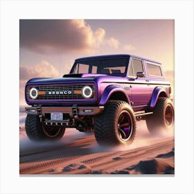 The OJ Ford Bronco 2024 Canvas Print