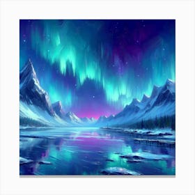 Aurora S Symphony 6 Canvas Print