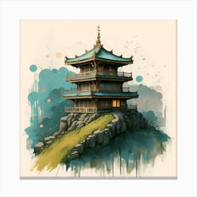 Chinese Pagoda Canvas Print