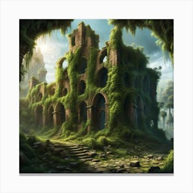 Lost to nature Canvas Print