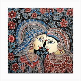 Indian Couple Canvas Print