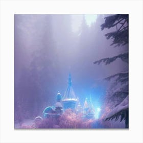 Frozen Castle Canvas Print