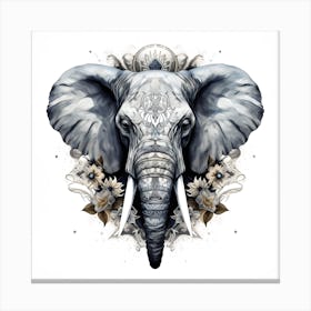 Elephant Series Artjuice By Csaba Fikker 022 Canvas Print