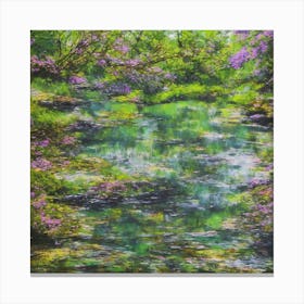 Purple Lilacs Canvas Print