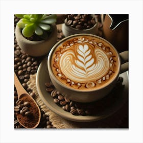 Coffee Art 14 Canvas Print