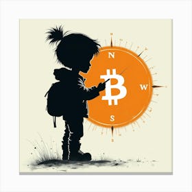 Bitcoin Child 8 Canvas Print