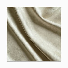 Beige Velvet Fabric Canvas Print