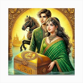 Legend Of Sipan Canvas Print