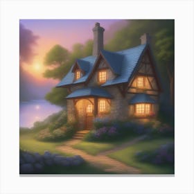 Fairytale House Canvas Print