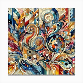 Abstract Abstract Painting 2 Canvas Print