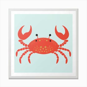 Crab Print 3 Canvas Print