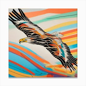 Eagle In Flight Canvas Print