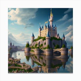 Enchanted Fortress Canvas Print