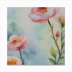 Mihrimah Flowers Canvas Print