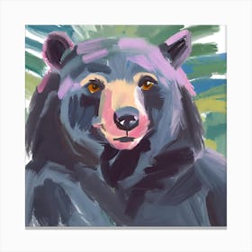 Black Bear 02 Canvas Print