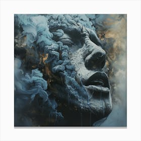 'The Face Of Smoke' Canvas Print