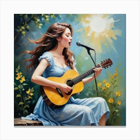 Sing me a Song Art Print 1 Canvas Print