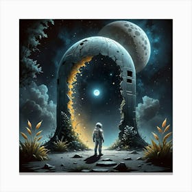 Space Gate Canvas Print