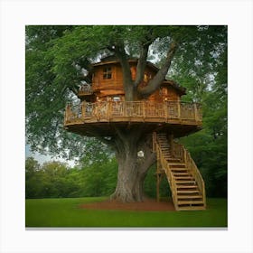 Tree House Canvas Print