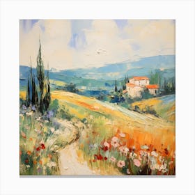 Dreamy Hills of Lombardy Canvas Print