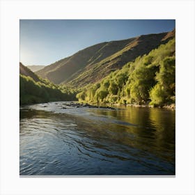 River - River Stock Videos & Royalty-Free Footage Canvas Print