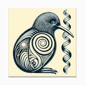 Kiw iBird Canvas Print