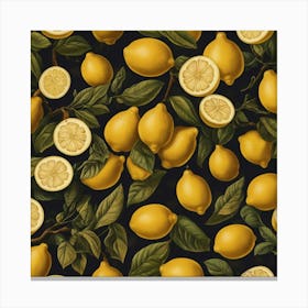 Default Default Vintage Lemons For Defferent Seasons Aestethic 3 Canvas Print